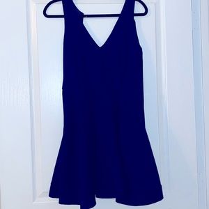 B Darlin navy blue dress with tie on the back size 11/12 only worn twice!